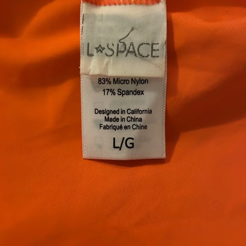l*space Cabana Bitsy Cut Bikini Bottom in Super Bloom Reversible to‎ Orange